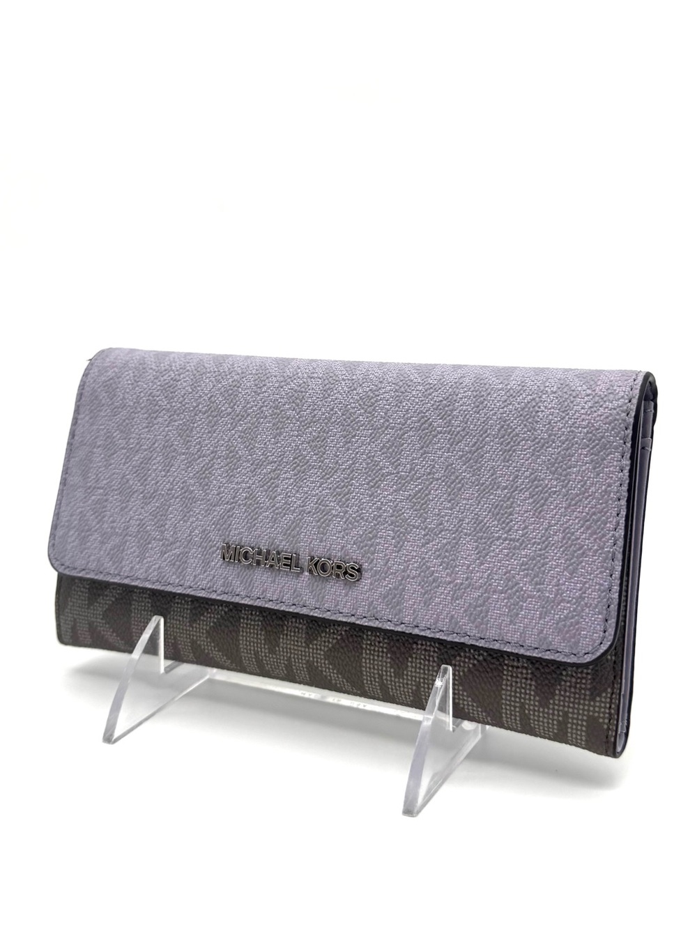 Michael Kors Large Jet Set Travel Trifold Wallet - Lilac